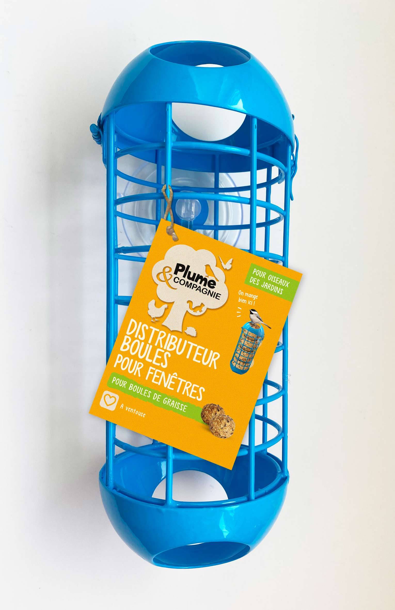 Plume & compagnie - Distributeur SPECIAL FENETRE pour boules de graisse - Plume & COMPAGNIE - Imagen 2