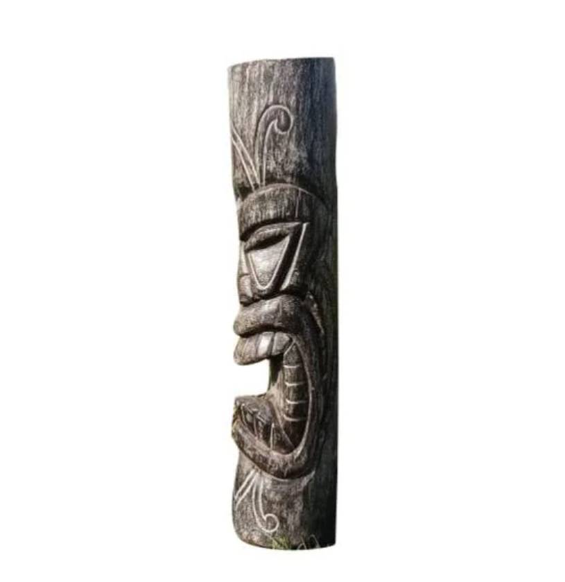 Décoriale - Tiki mauri cocotier cendré L.25 x l.27 x H.50 cm - Imagen 7