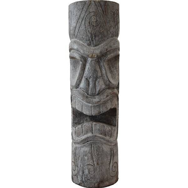 Décoriale - Tiki mauri cocotier cendré L.25 x l.27 x H.50 cm - Imagen 1