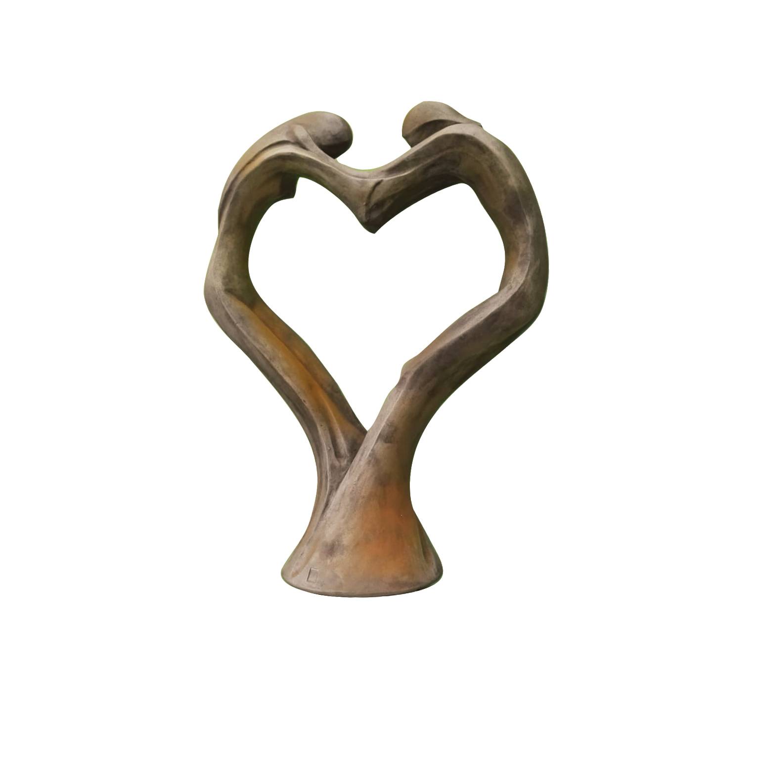 Statue Tristan & Iseult en cœur L.75 x l.30 x H.102 cm - Imagen 5