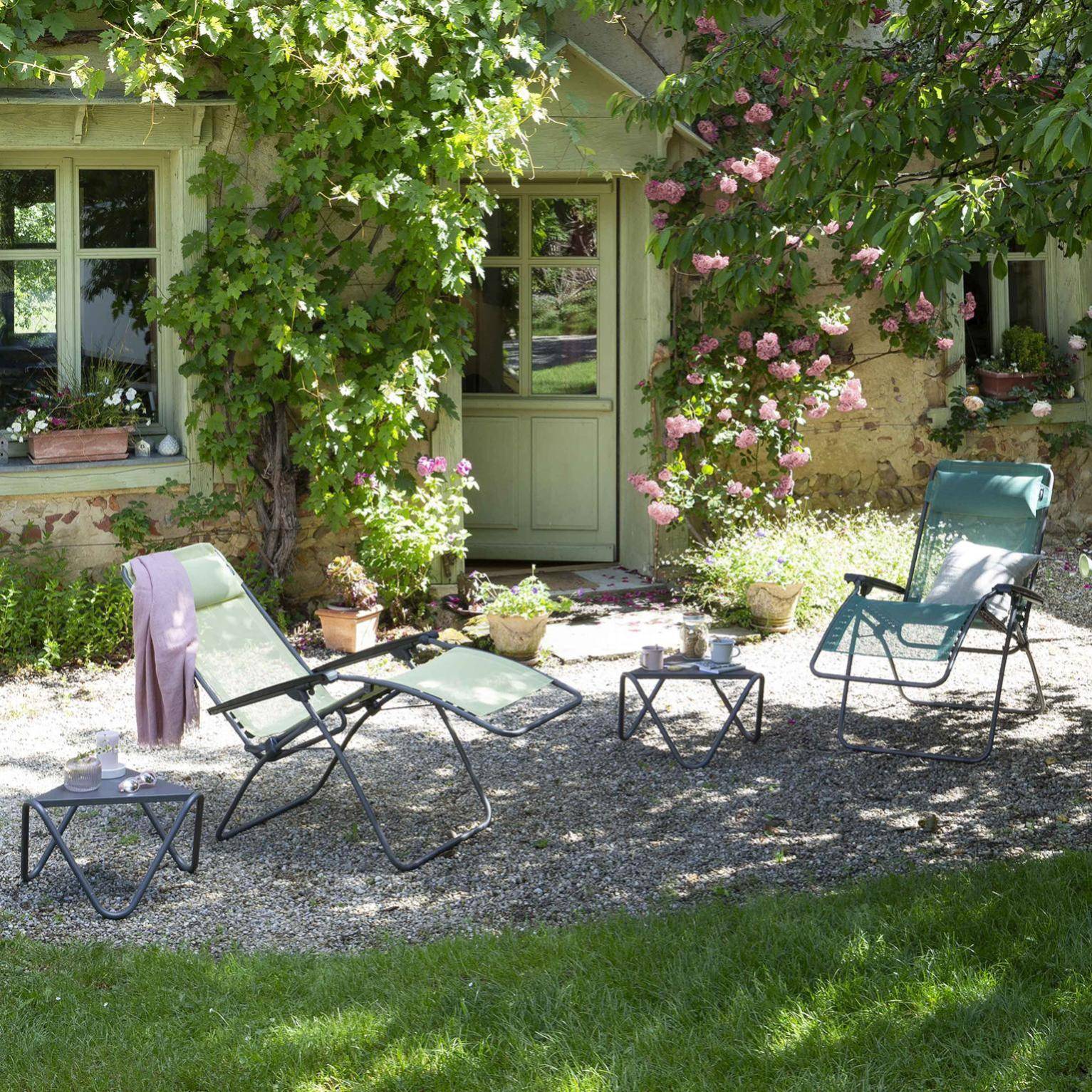 Lafuma-Mobilier - Fauteuil de jardin acier batyline chlorophyle R-Clip Lafuma Mobilier - Image 5