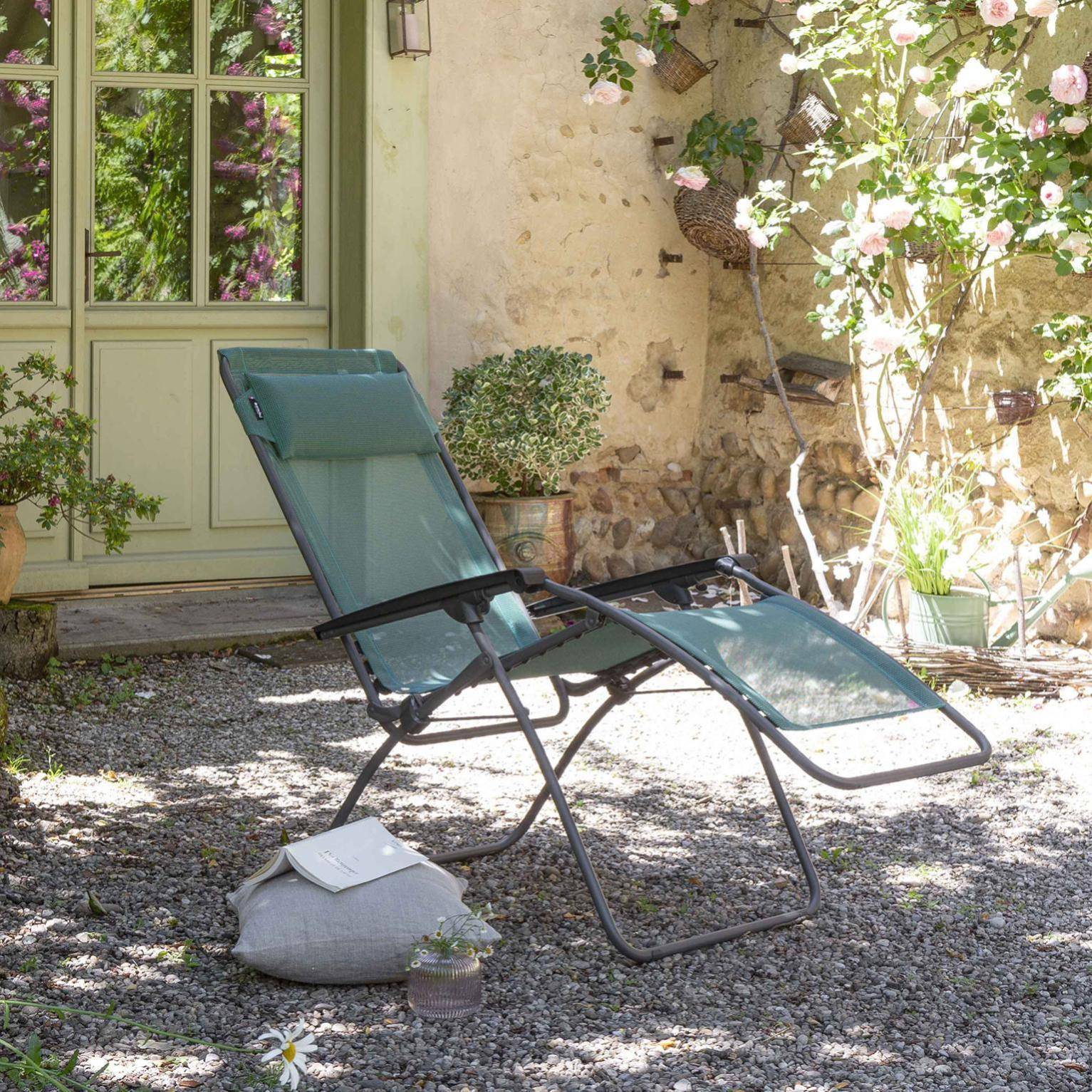 Lafuma-Mobilier - Fauteuil de jardin acier batyline chlorophyle R-Clip Lafuma Mobilier - Image 3
