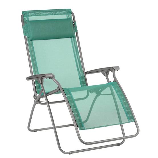 Lafuma-Mobilier - Fauteuil de jardin acier batyline chlorophyle R-Clip Lafuma Mobilier - Image 1