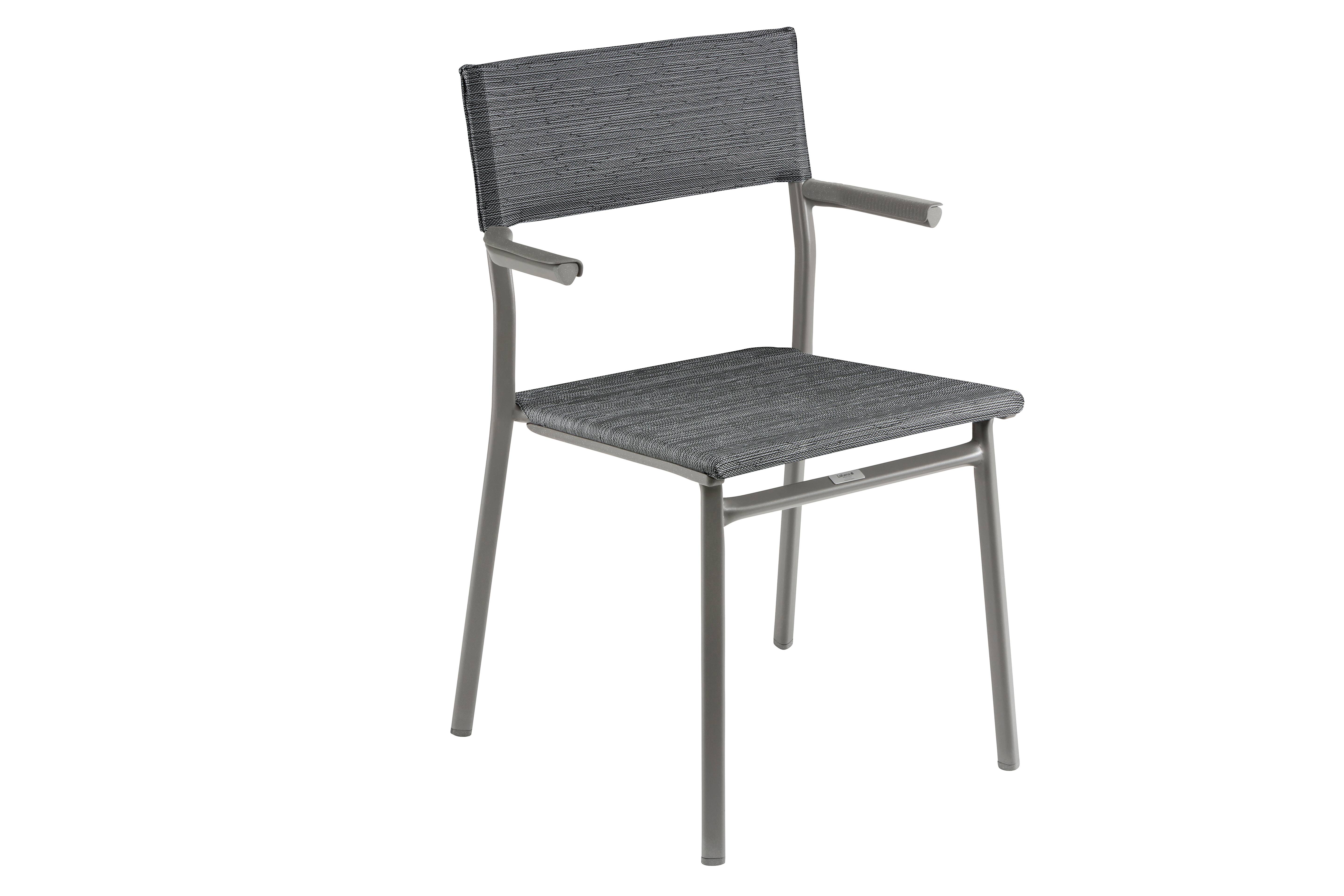 Lafuma-Mobilier - Lafuma - Sillón Oron Duo Obsidian/titanio L.85 x l.58 x H.85 cm
