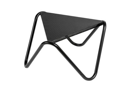 Lafuma-Mobilier - Table basse de jardin acier noir Vogue Lafuma Mobilier - Image 1