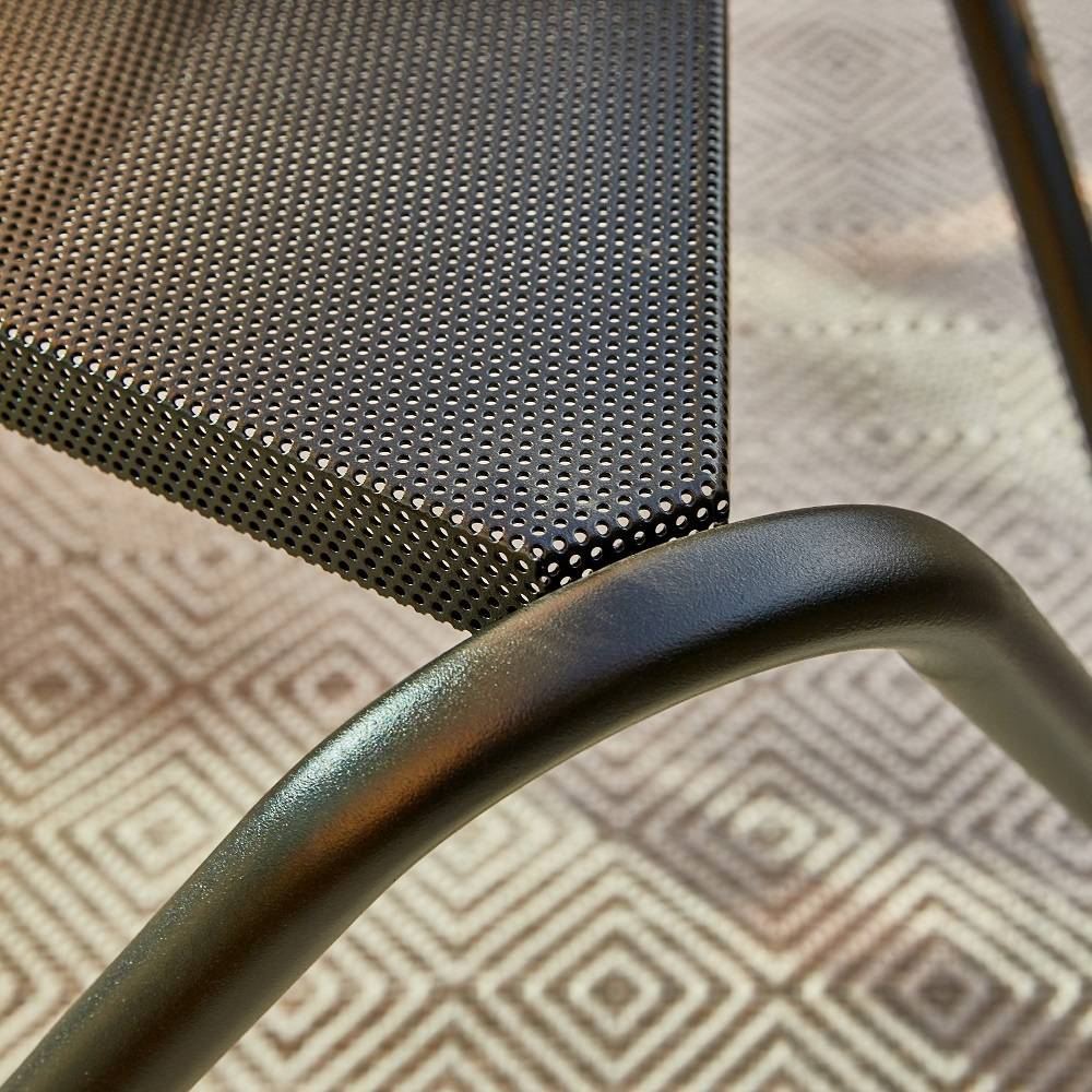Lafuma-Mobilier - Table basse de jardin acier noir Vogue Lafuma Mobilier - Imagen 3
