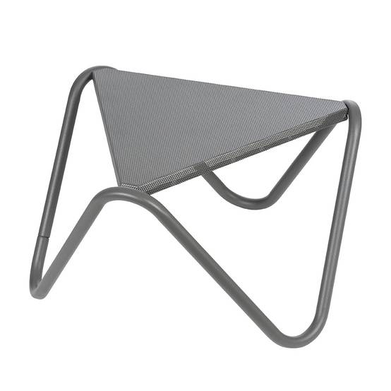 Lafuma-Mobilier - Table basse de jardin acier titane Vogue Lafuma Mobilier - Image 1
