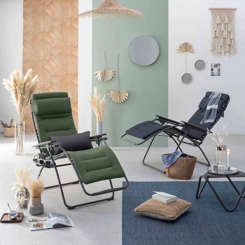 Lafuma-Mobilier - Fauteuil de jardin acier dark grey Futura Be Comfort XL Lafuma Mobilier - Image 3