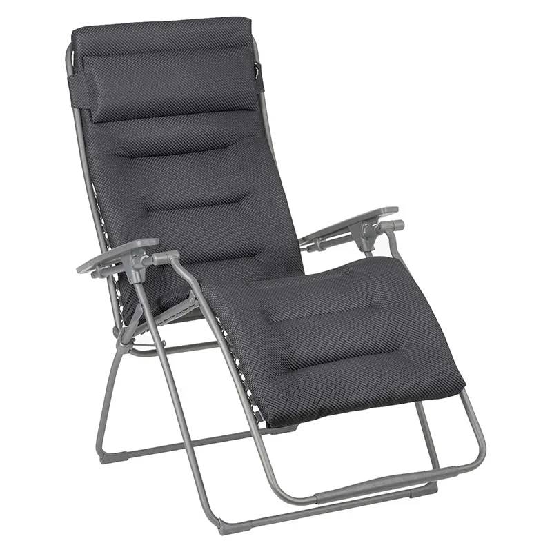 Lafuma-Mobilier - Fauteuil de jardin acier dark grey Futura Be Comfort XL Lafuma Mobilier - Image 1