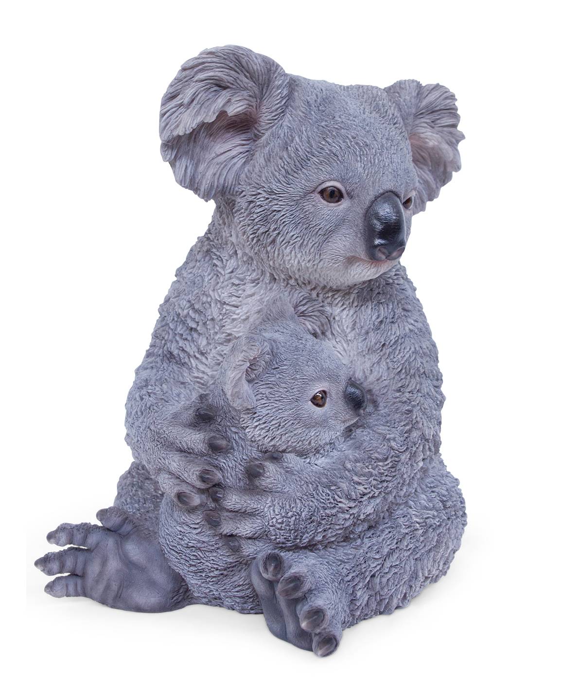 Garden ID - Garden ID - Koala et bébé en polyrésine L.21 x l.19 x H.26 cm - Imagen 4