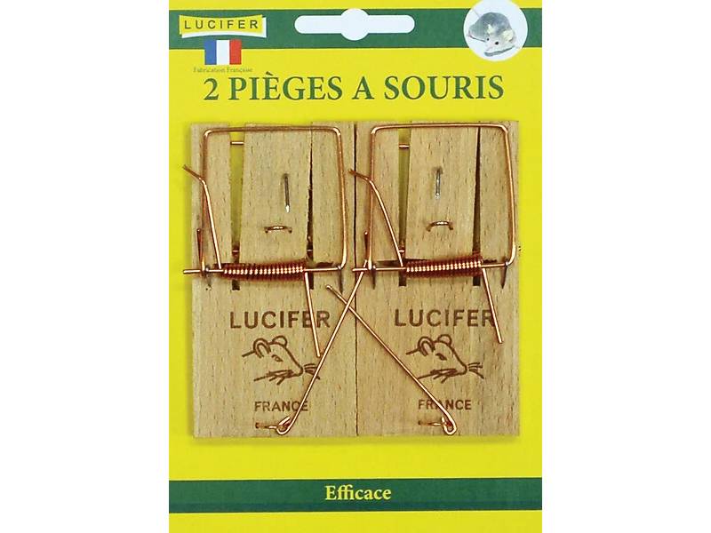 Piège À Souris Socle Bois Cuivre Carte 2 - LUCIFER - Imagen 3