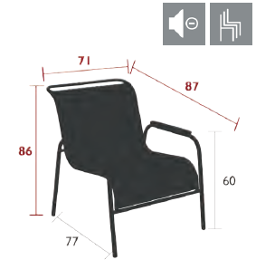 Fermob - Fauteuil Lounge Coolside - FERMOB - Image 3