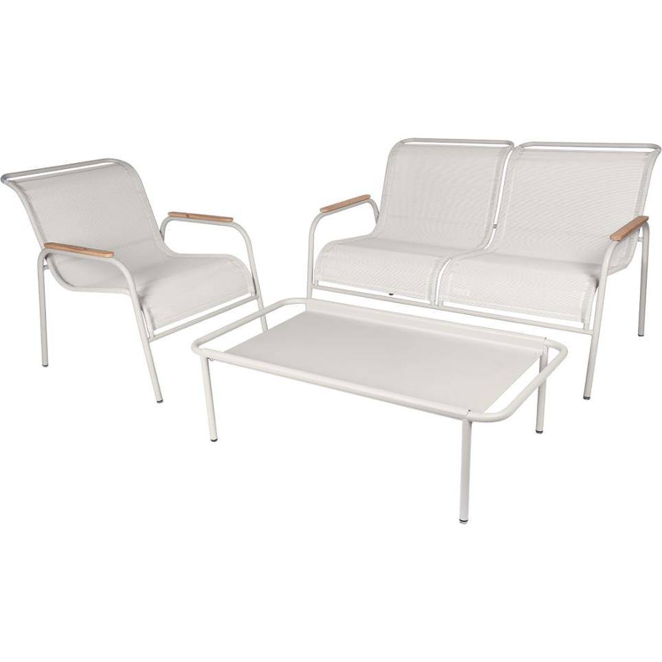 Banquette 2 places coolside Fermob gris argile - Image 9