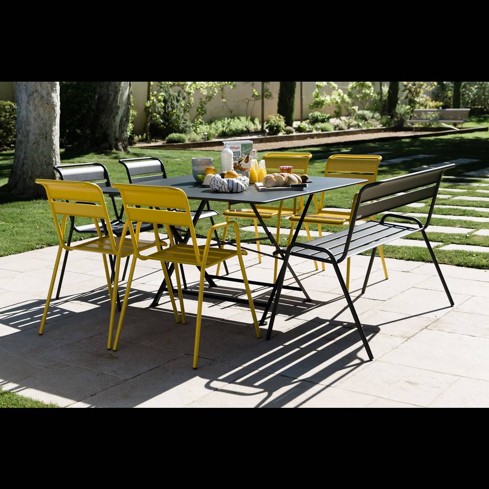 Fermob - Table de Jardin Acier Acapulco L.128 x l.128 x H.74 cm - FERMOB - Image 7
