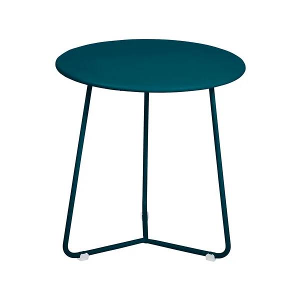 Fermob - Table d'appoint d'extérieur ronde acier bleu acapulco Cocotte Fermob - Image 3