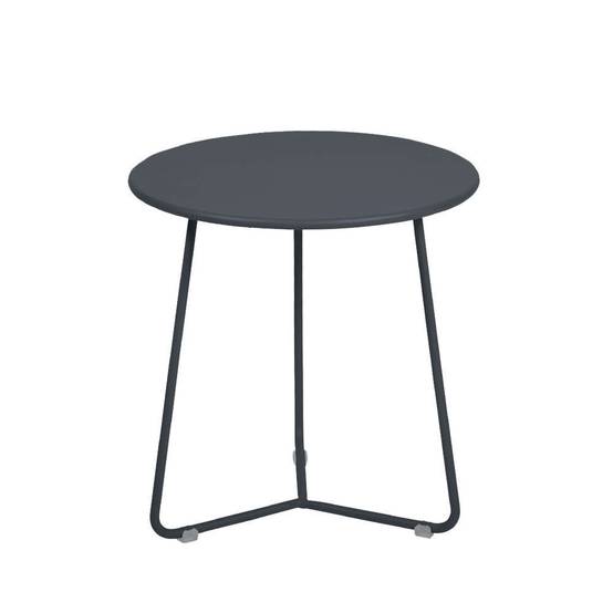 Fermob - Table d'appoint d'extérieur ronde acier gris carbone Cocotte Fermob - Image 1