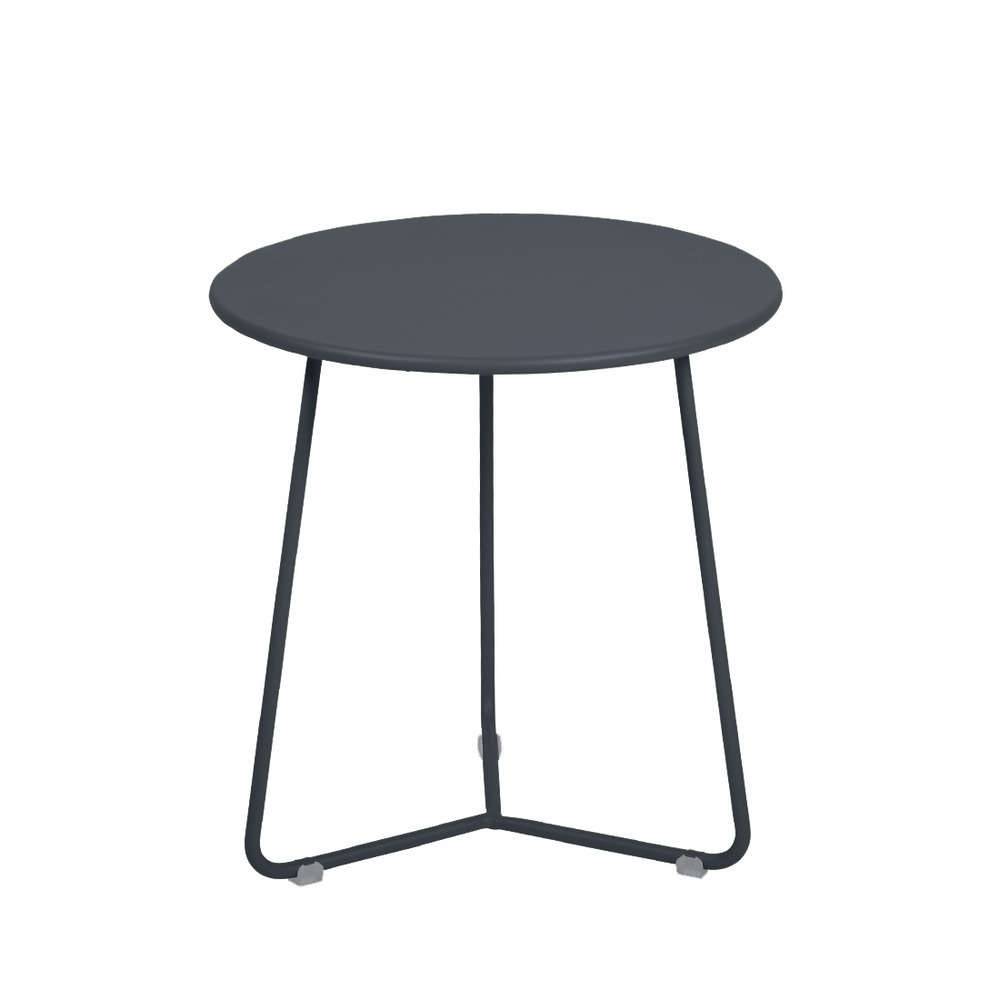 Fermob - Table d'appoint d'extérieur ronde acier gris carbone Cocotte Fermob - Image 1