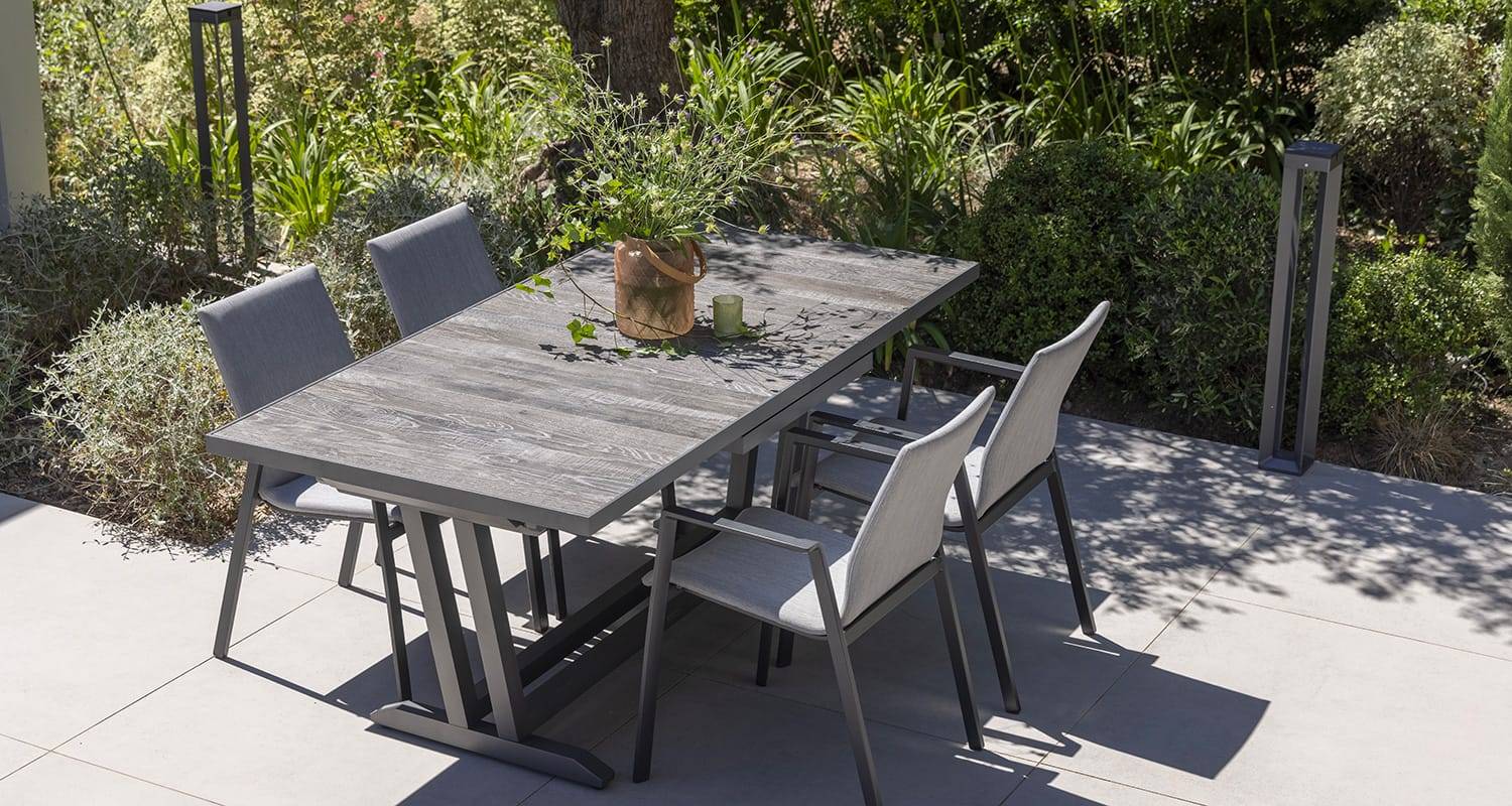 Les jardins® - Mesa extensible Ceramo L.180/240 x l.92 x H.75 cm - Imagen 3