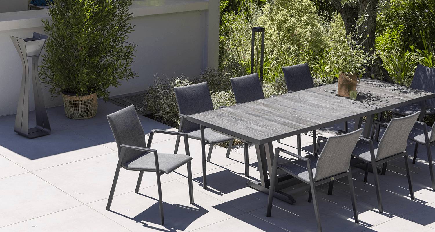 Les jardins® - Mesa extensible Ceramo L.180/240 x l.92 x H.75 cm - Imagen 1