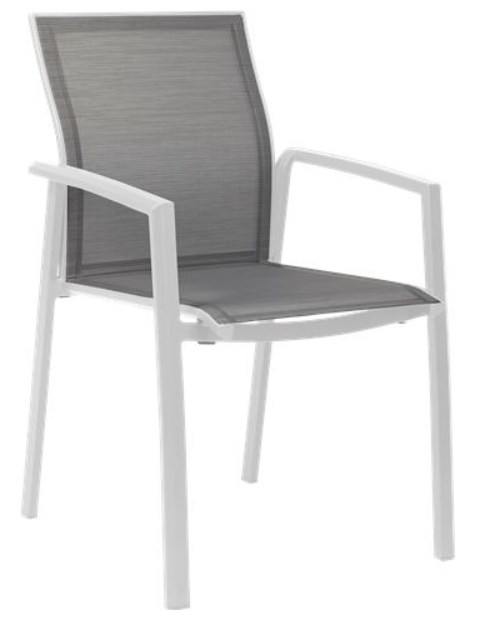 Stern - Fauteuil KARI Blanc L.64 x l.58 x H.90 cm - Image 1