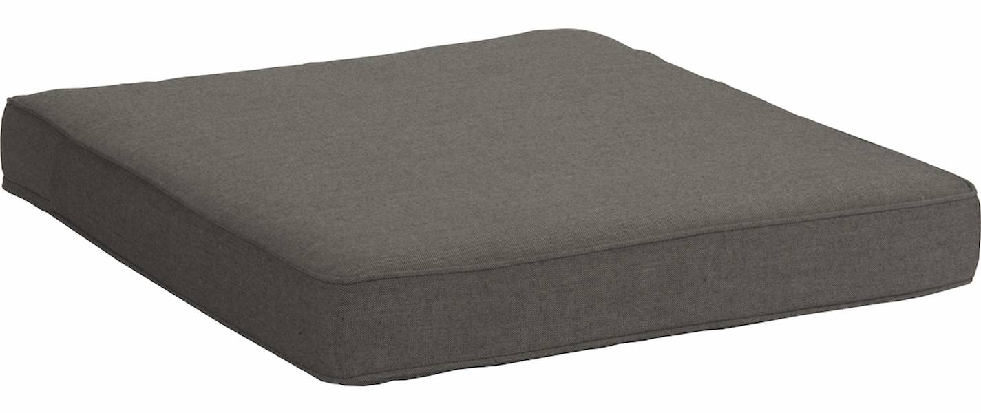 Coussin d'Assise Holly Gris Satiné