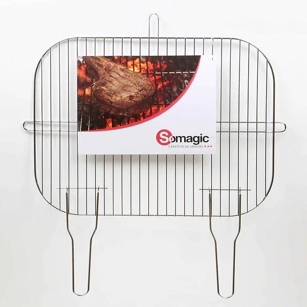 Somagic - Grille barbecue acier chromé L 52,5 cm l 39 cm – SOMAGIC - Image 2