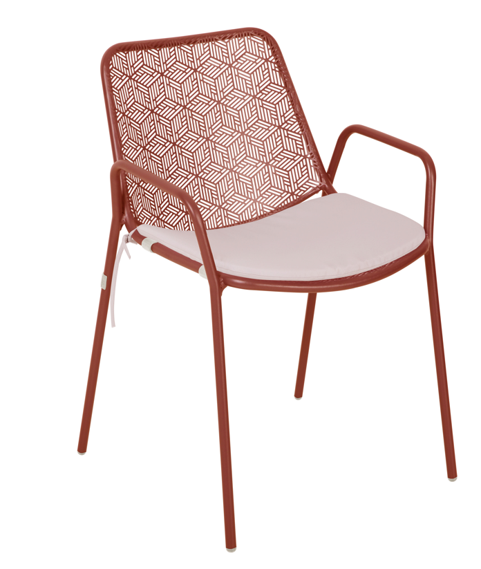 Ecloz - Ecloz - Fauteuil Evolution Terracotta L.55 x l.40 x H.81 cm