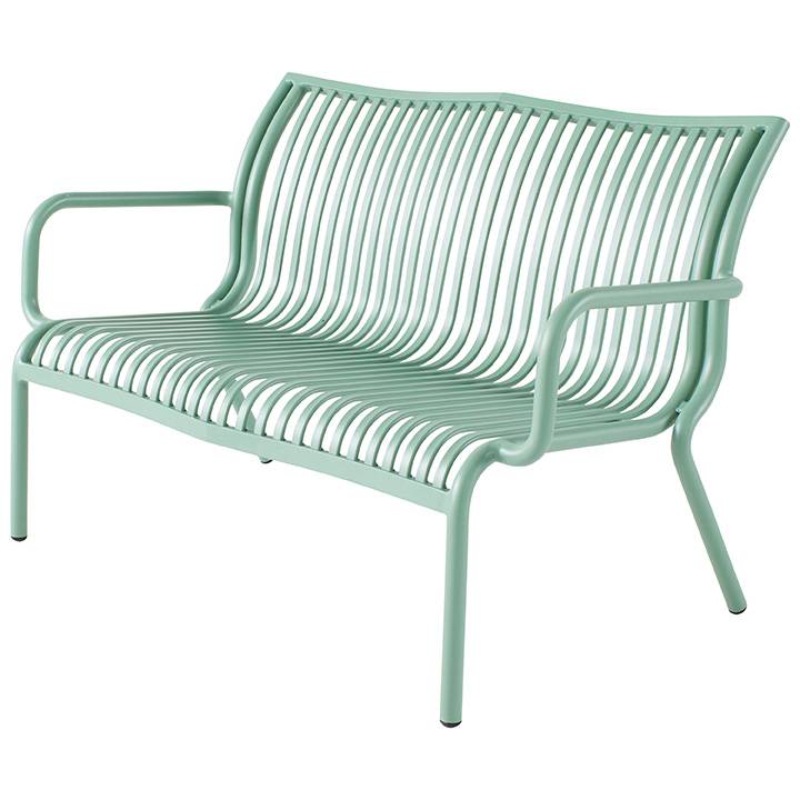 Ecloz - Ecloz - Banc aluminium Ben Sauge L.121 x l.74 x H.76 cm - Image 4