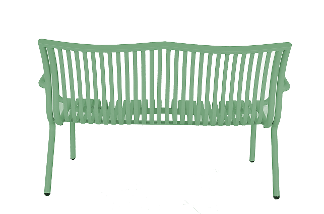 Ecloz - Ecloz - Banco de aluminio Ben Salvia L.121 x l.74 x H.76 cm - Imagen 6