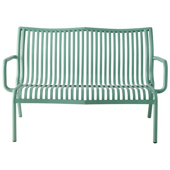 Ecloz - Ecloz - Banc aluminium Ben Sauge L.121 x l.74 x H.76 cm - Image 9