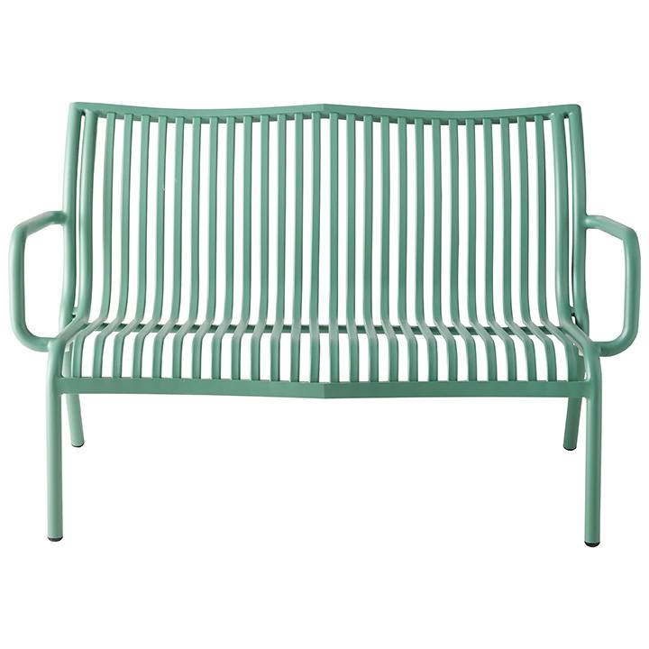 Ecloz - Ecloz - Banco de aluminio Ben Salvia L.121 x l.74 x H.76 cm - Imagen 9