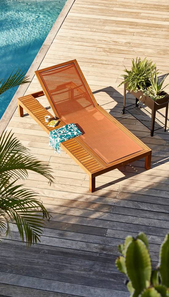 Bain de Soleil Valentine Terracotta L.211 x l.95 x H.88 cm - Image 4