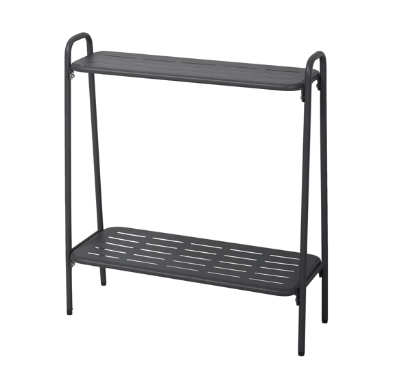 Ecloz - Ecloz - Etagère Tendance Anthracite L.64 x l.25 x H.72 cm