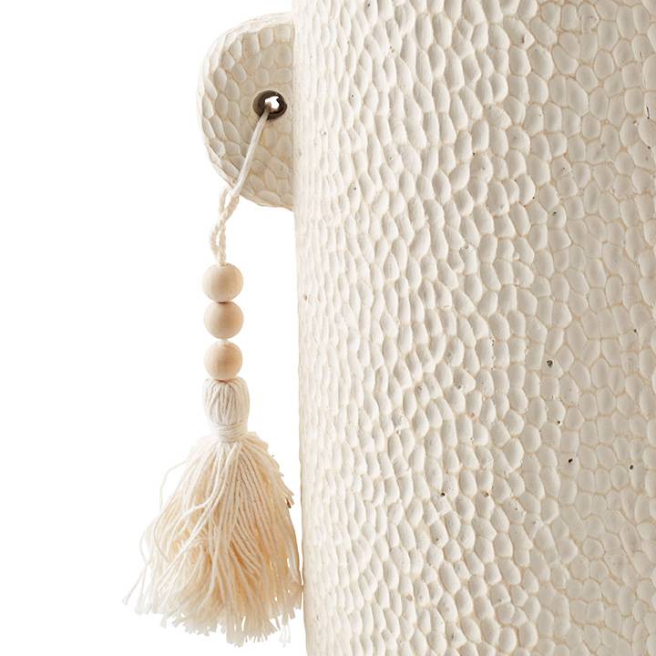 Vase en céramique avec pompon L.16 x l.14 x H.13 cm - Image 2