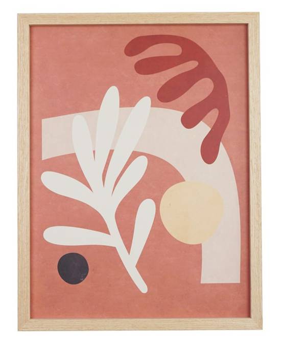 Cadre décoratif Imprimé L.33 x H.43 cm