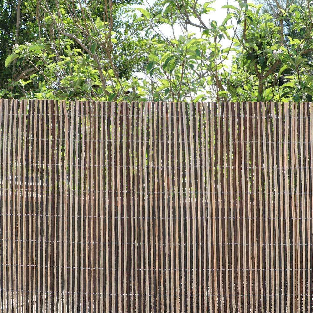 Clôture osier alterné naturel 2x3m – NORTENE - Imagen 1