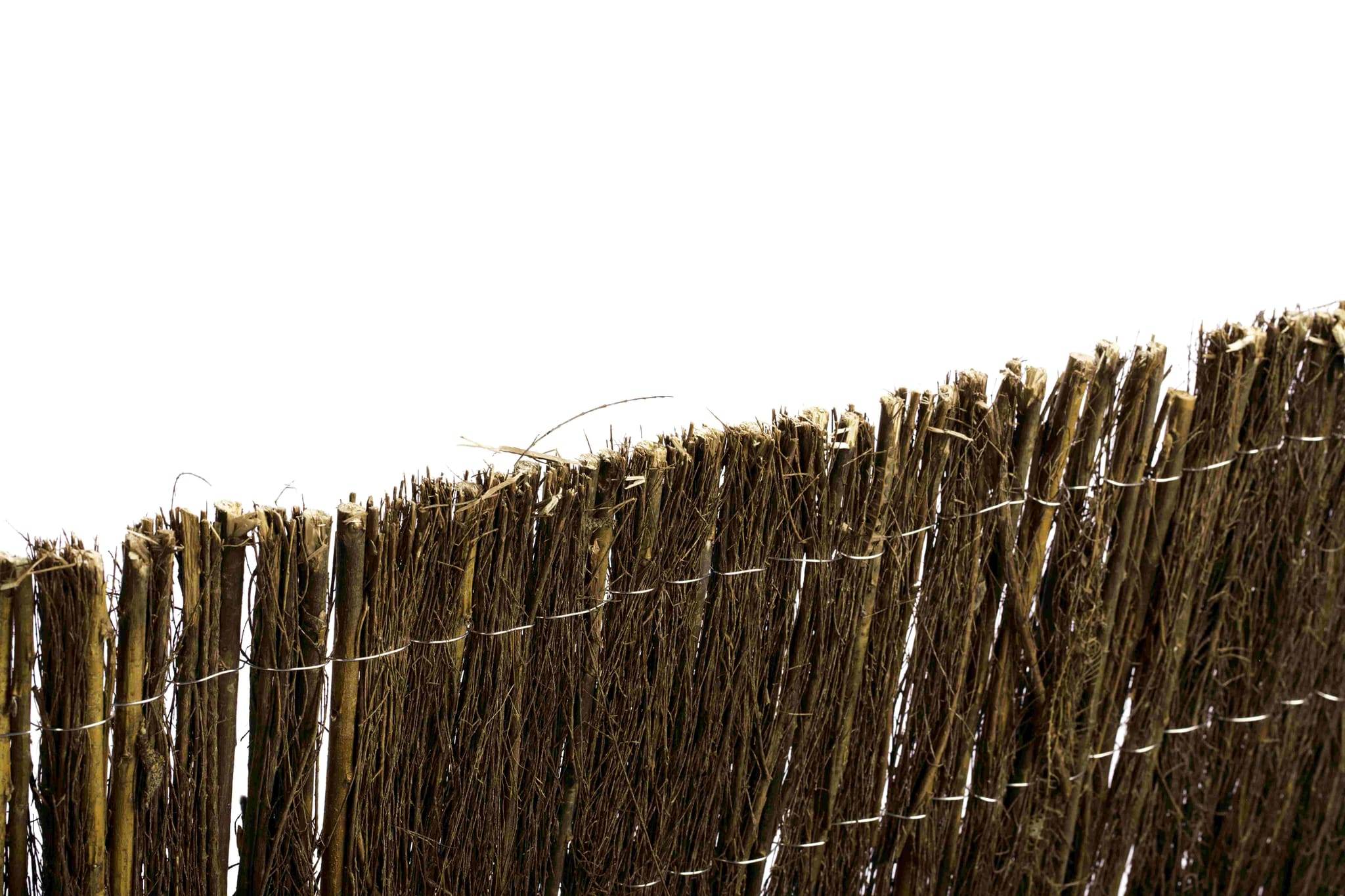 Brande Combi Varillas Brezo y Mimbre Natural 1m x 3m - NORTENE - Imagen 4