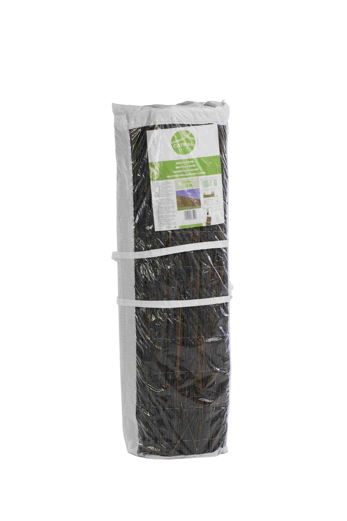 Brande Combi Varillas Brezo y Mimbre Natural 1m x 3m - NORTENE - Imagen 3