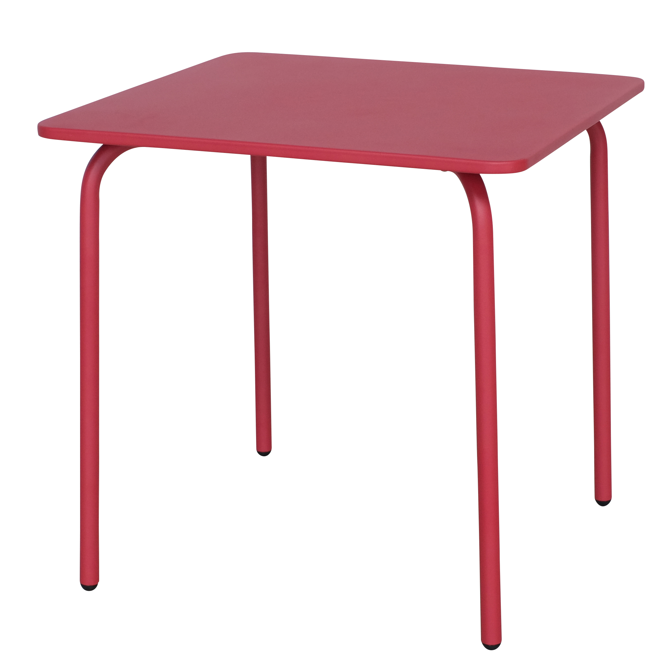 Ecloz - Mesa Lutin Roja - L.48 x l.48 x H.47 cm - ECLOZ