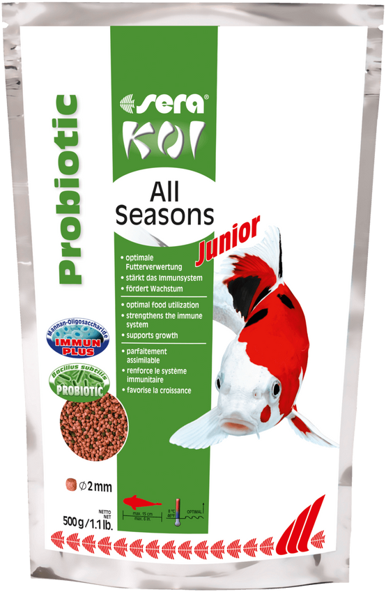 Sera - Sera - Aliment Koi Junior All Seasons Probiotic 500 g - Image 1