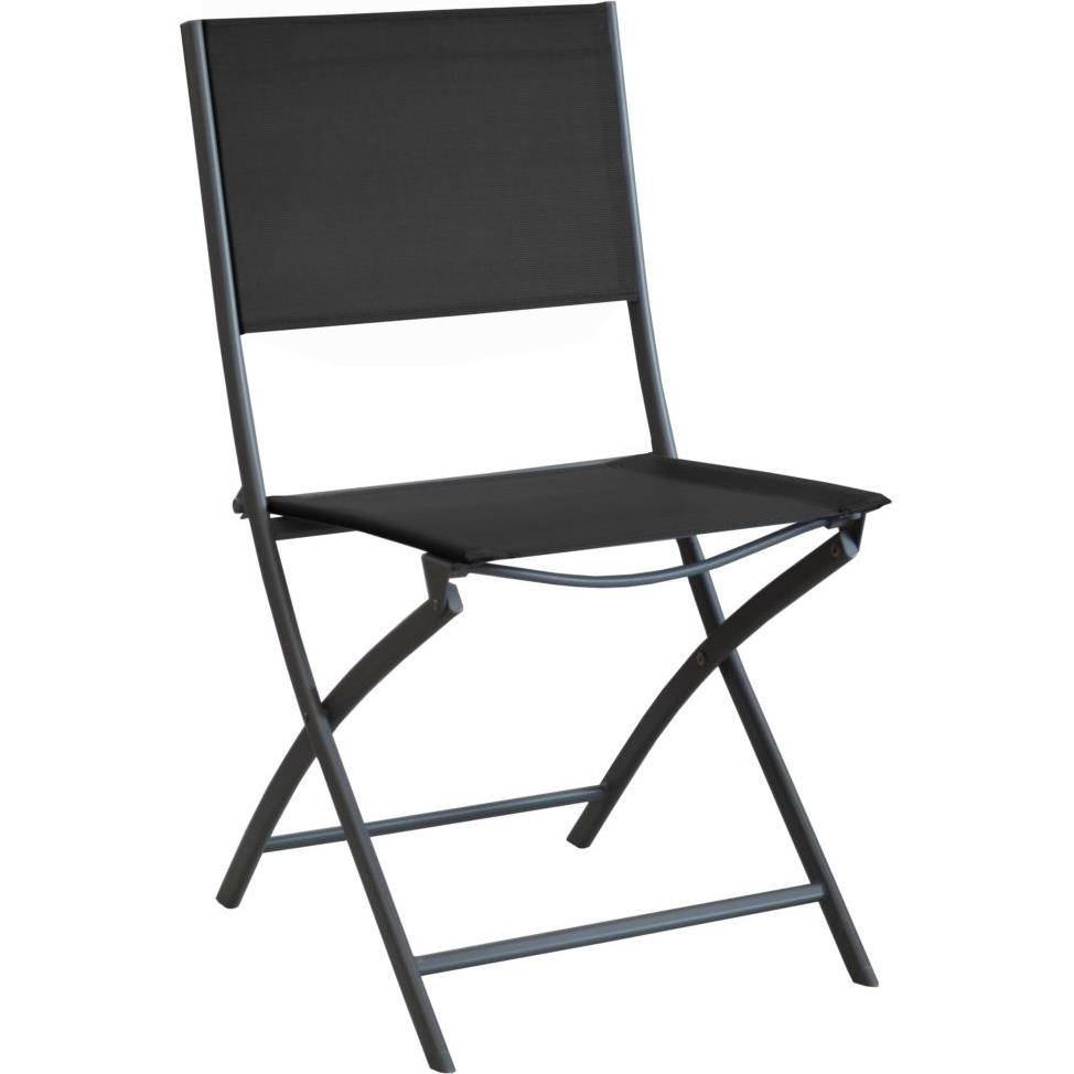 Alize - Chaise de jardiland pliante alu textilène graphite Dream Alizé