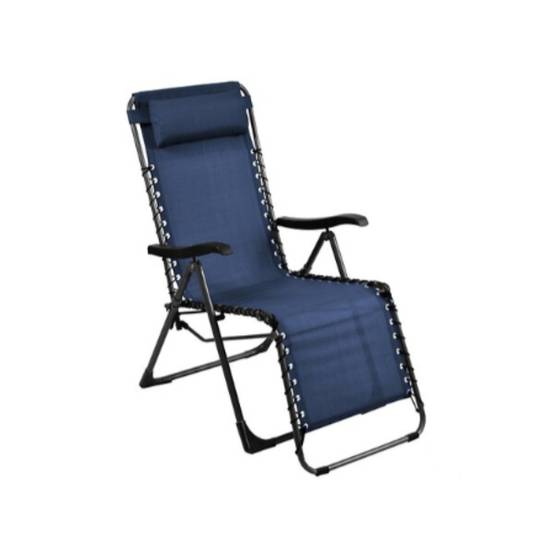 Pro Loisirs - Fauteuil de jardin acier bleu Relax Néo Proloisirs - Image 3