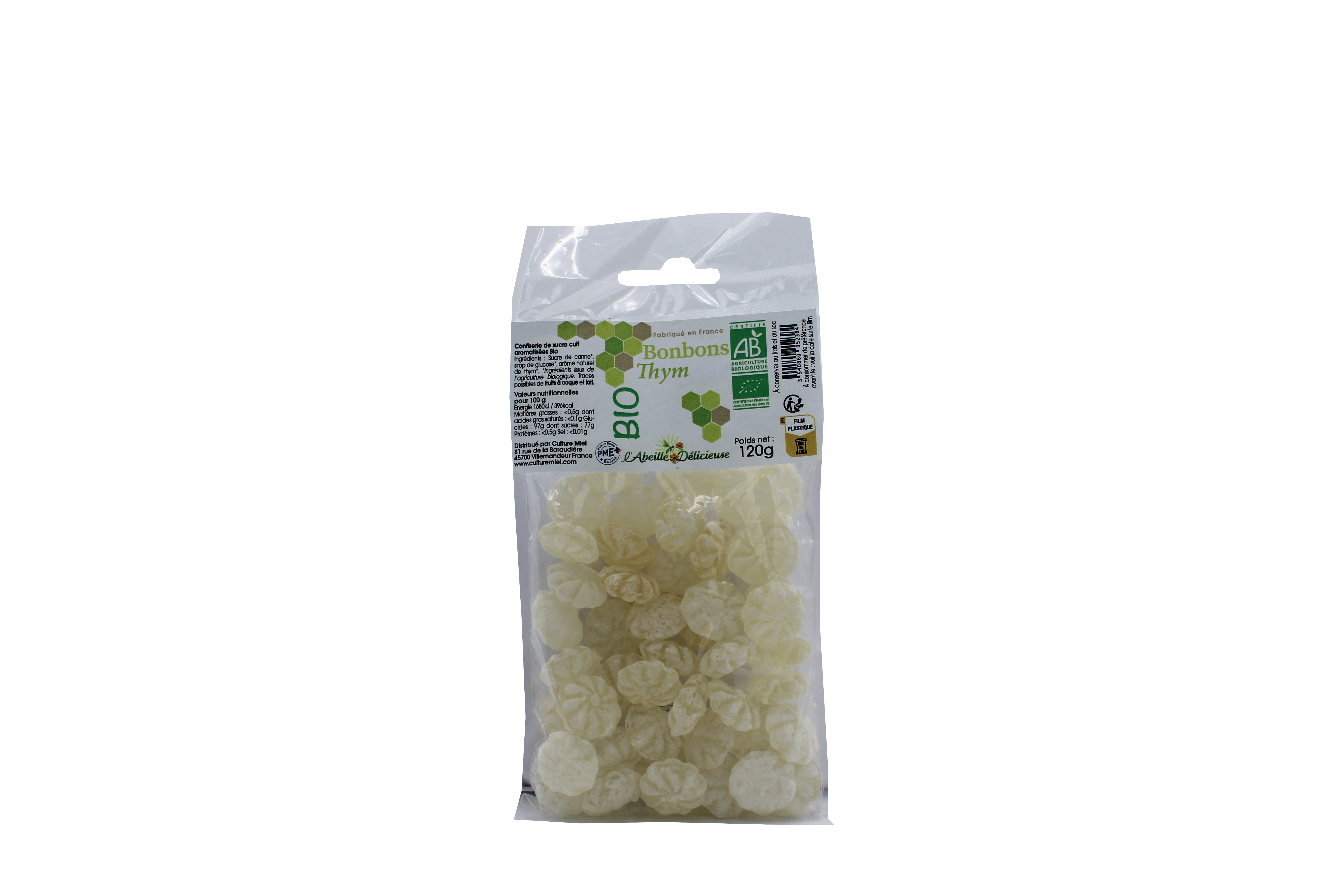 L'Abeille Délicieuse - Caramelo orgánico de tomillo 120 g - L'Abeille Délicieuse - Imagen 3