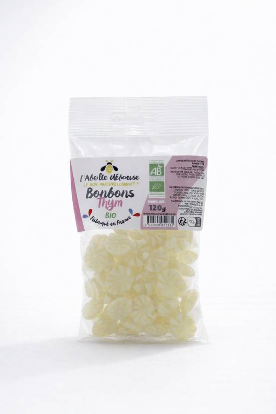 L'Abeille Délicieuse - Bonbon bio au thym 120 g - L'Abeille Délicieuse - Image 1