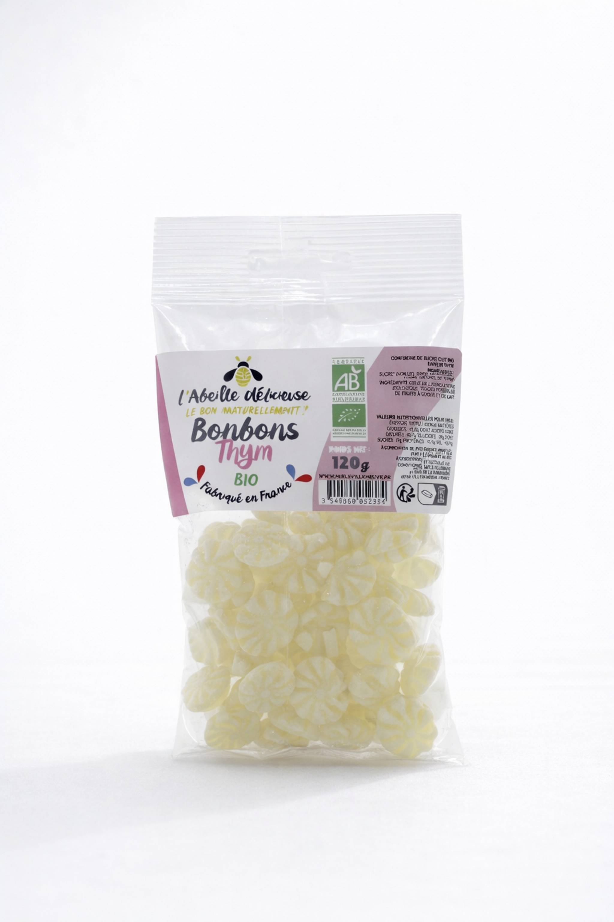 L'Abeille Délicieuse - Caramelo orgánico de tomillo 120 g - L'Abeille Délicieuse - Imagen 1