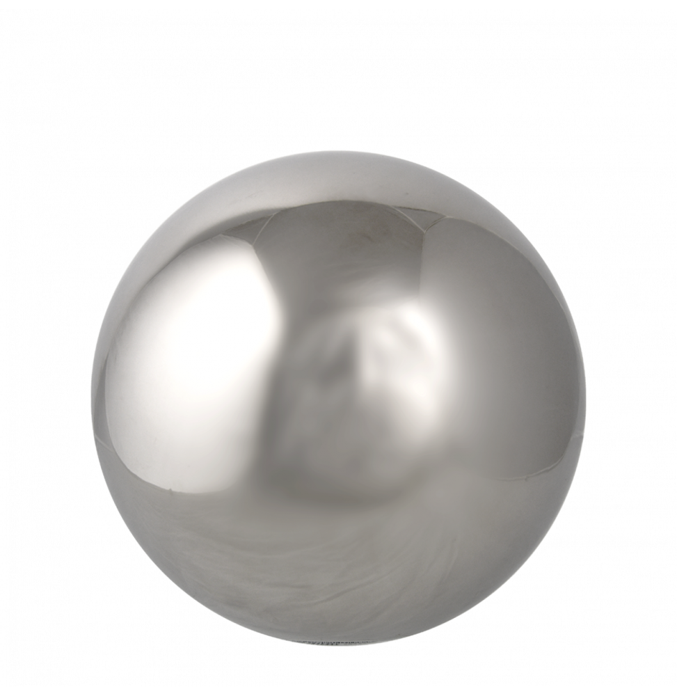 Esfera de jardín Acero Inoxidable Plata Ø 19,6 cm - Imagen 2