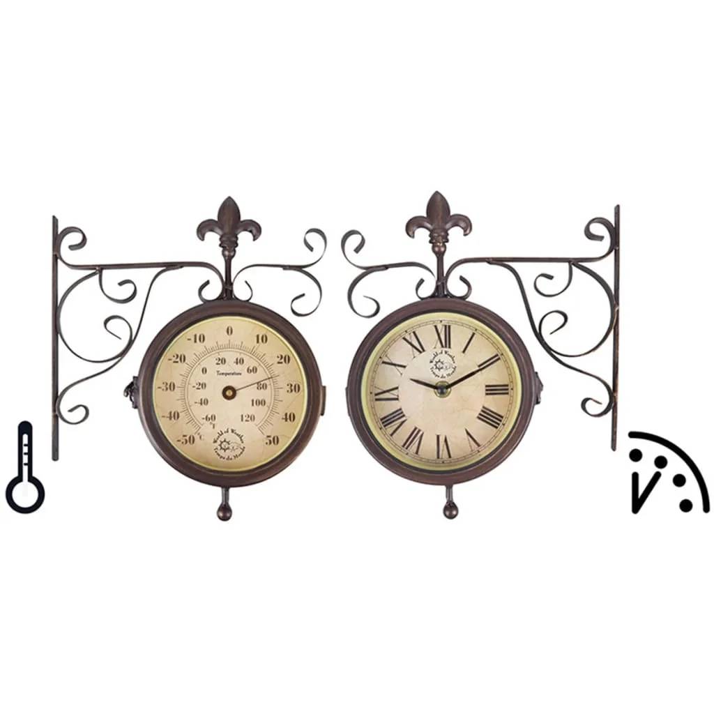 Horloge Extérieure Double Face - ESSCHERT DESIGN - Imagen 1