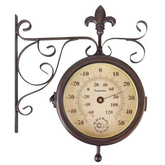 Horloge Extérieure Double Face - ESSCHERT DESIGN - Image 4