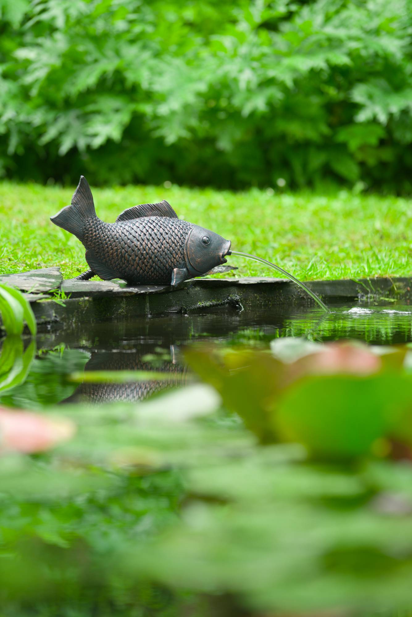 Fontaine de Jardin Cracheur Poisson - UBBINK - Imagen 2