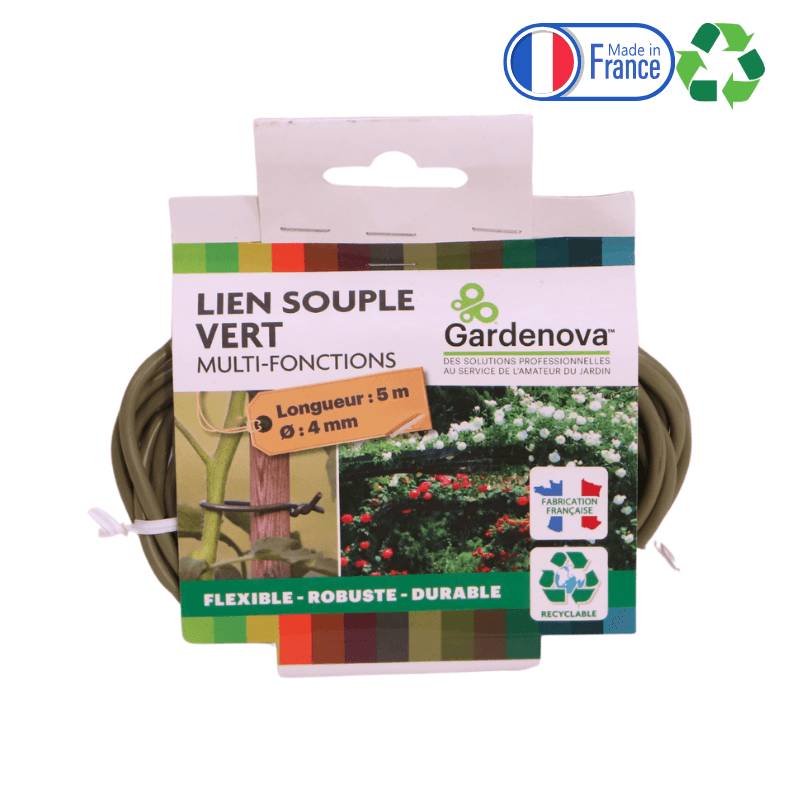 Gardenova - Lien souple Vert - 5m